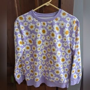 LIKE NEW Floral Sweatshirt XL